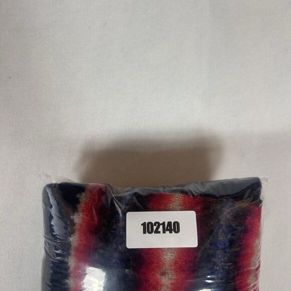 Gap Lambswool Cardigan Sweater Womens Small Long Sleeve Button Down Blue Aztec - Picture 9 of 9